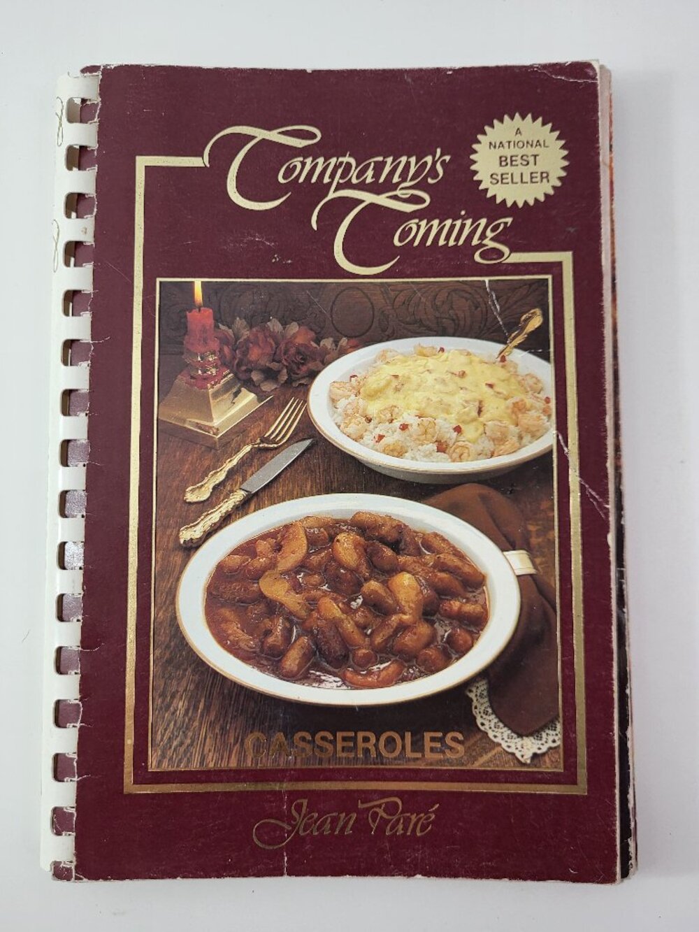 Companys Coming Casseroles Jean Pare Cookbook Vintage 1985 Spiral Bound